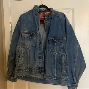 vintage marlboro jean jacket